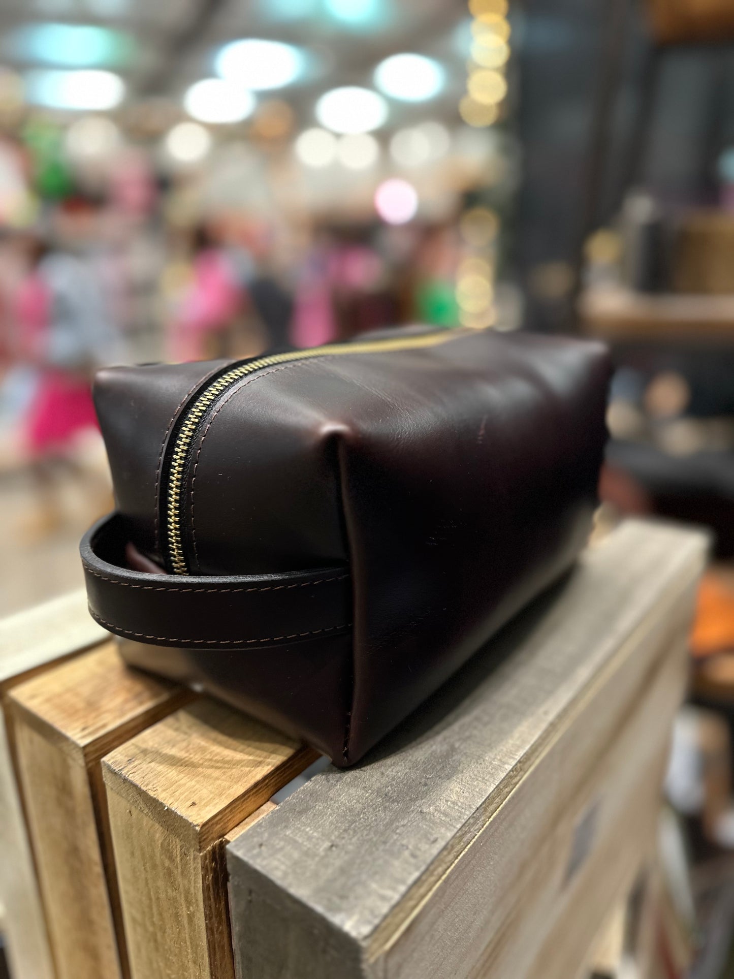 No. 501 – The Drifter (Leather Dopp Kit)