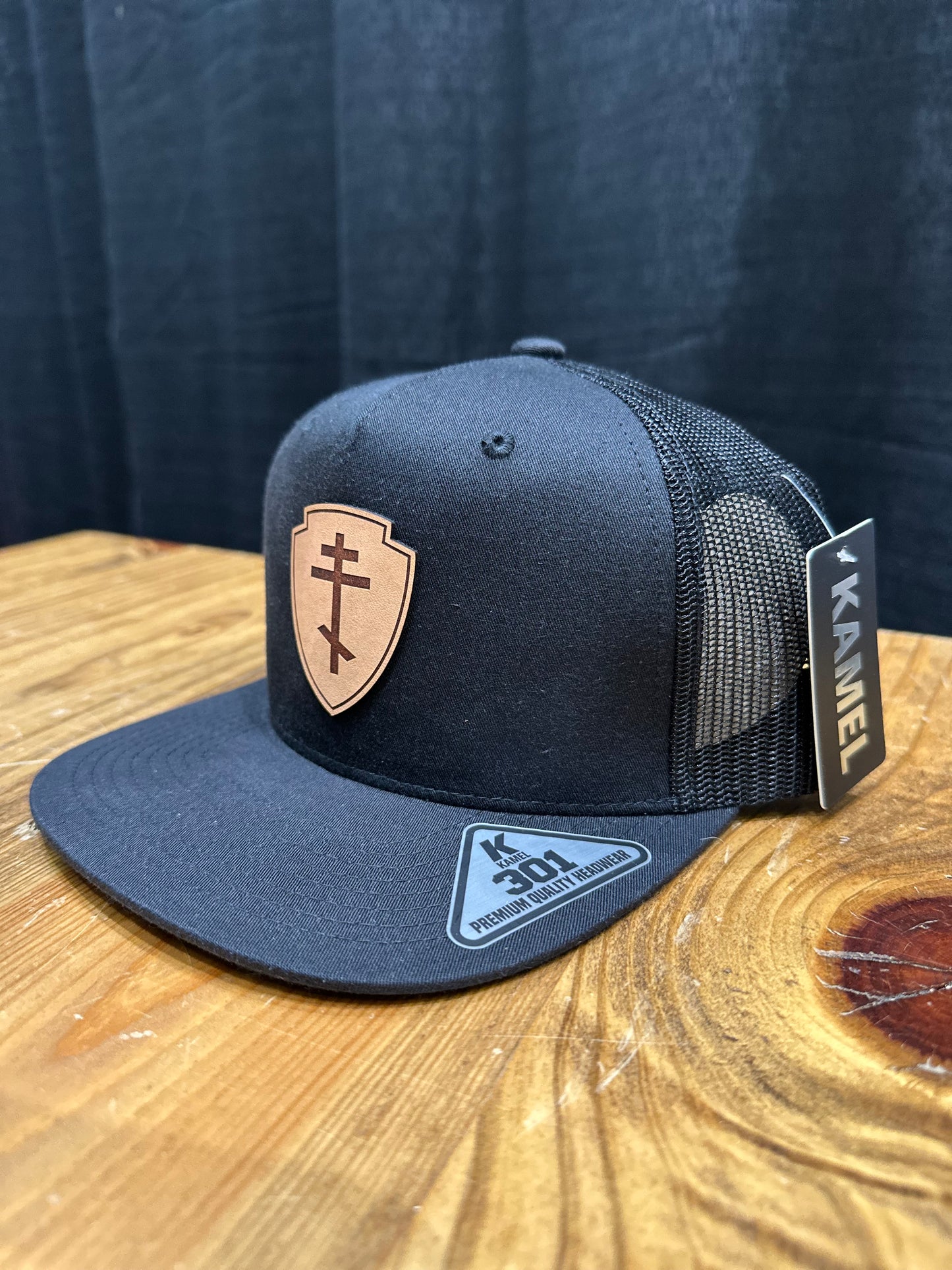 Orthodox Leather Patch Hat