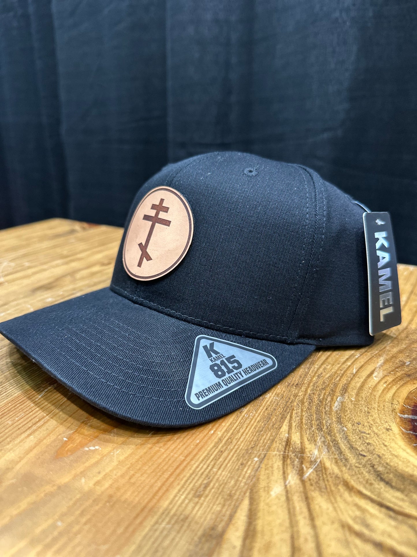 Orthodox Leather Patch Hat