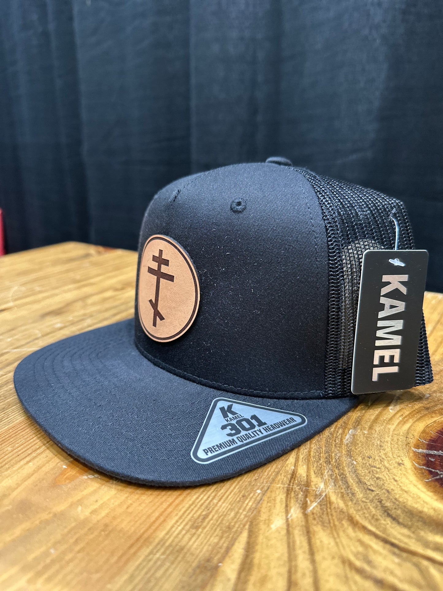 Orthodox Leather Patch Hat