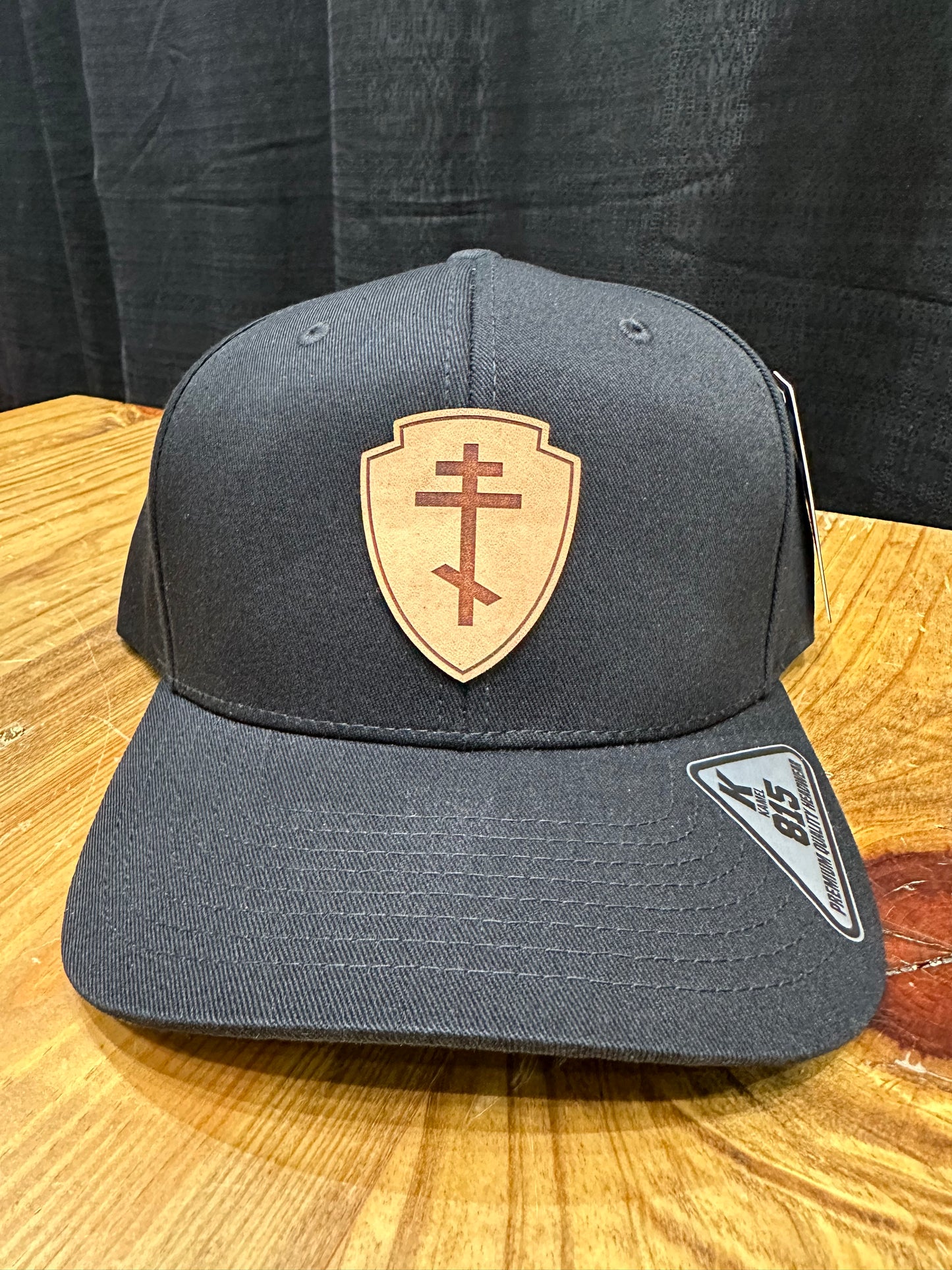 Orthodox Leather Patch Hat